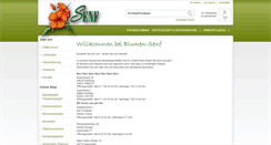 Desktop Screenshot of blumen-senf.de
